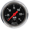 AutoMeter 2420 AutoMeter Gauge Air Pressure 2-1/16in. 150 PSI Mechanical Traditional Chrome