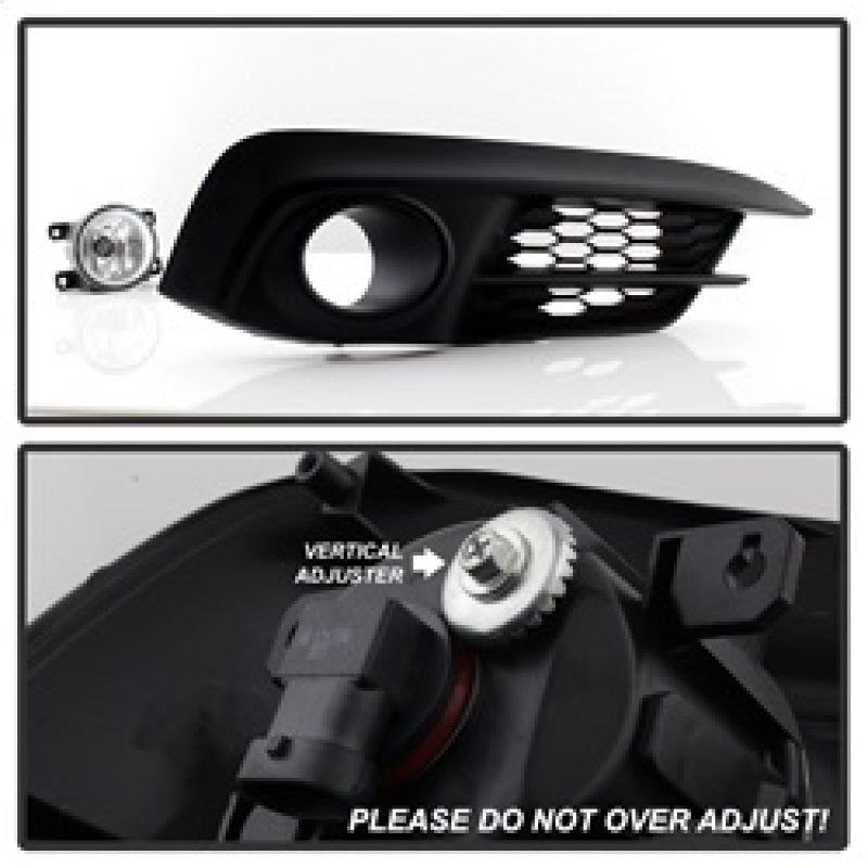 Spyder 5083067 fits Honda 16-20 Civic 2017 2Dr/Coupe OEM Fog Light W/Switch- Cl