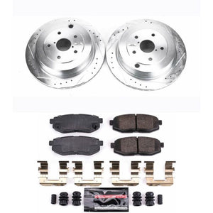 PowerStop K4645 fits Subaru 06-07 B9 Tribeca Rear Z23 Evolution Sport Brake Kit