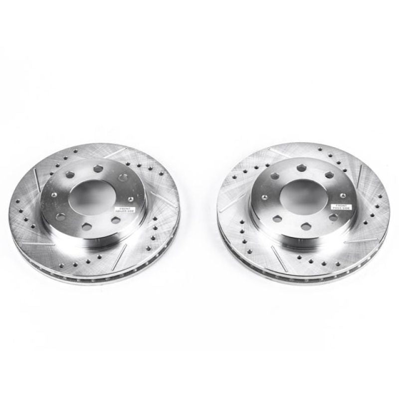 PowerStop fits Eagle 91-93 GTX Front Evolution Drilled & Slotted Rotors - Pair