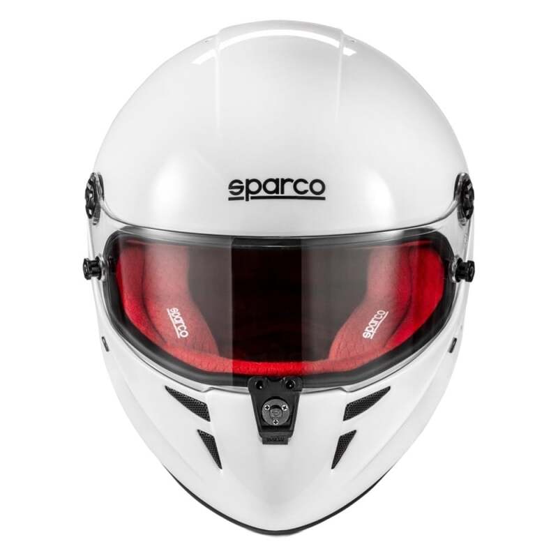 SPARCO BRH0007B0W0900L Stealth RF Helmet - Large - White/Red