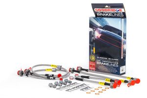 Goodridge 22084 fits Nissan 11-15 Juke (FWD) SS Brake Lines Kit