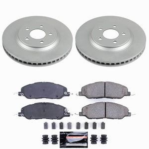 Power Stop 11-14 Ford Mustang Front Z23 Coated Brake Kit