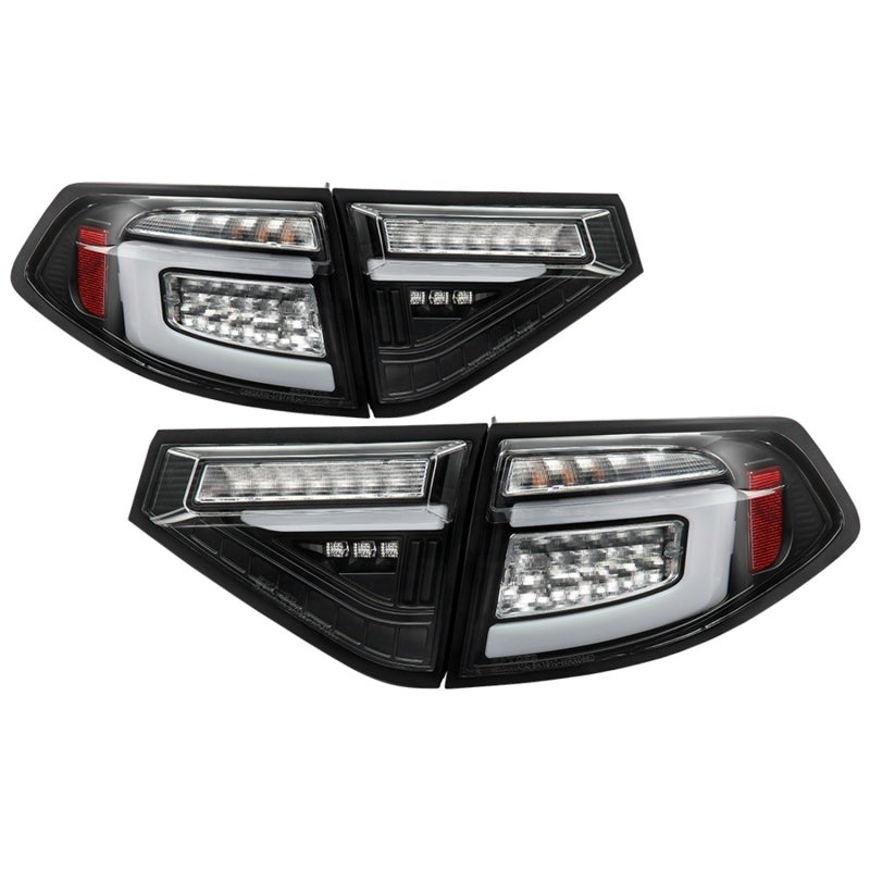SPYDER 5086730 Subara fits Impreza WRX Hatchback LED Tail Light Seq Signal Black