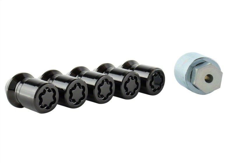 fits Ford Racing M-1A043-B5 M12X1.5 Black Security Lug Nut - Set of 5