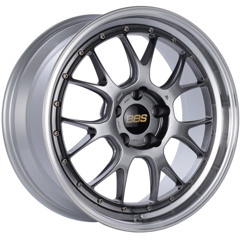 BBS LM306DBPK LM-R 19x8.5 5x120 ET32 Diamond Black Center Diamond Cut Lip Wheel -82mm PFS/Clip Required