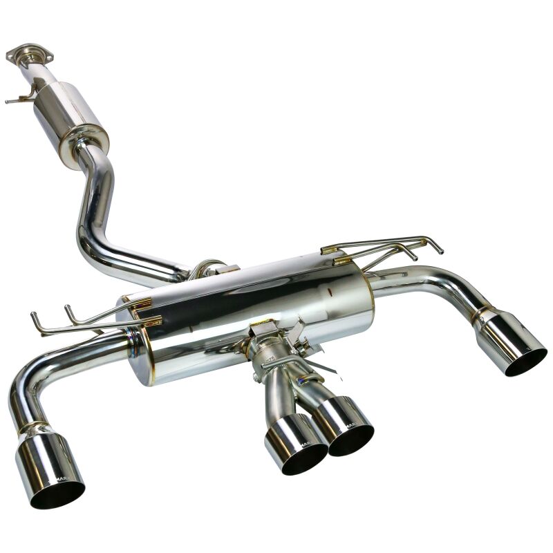 Remark RK-C4076T-05 2023+ fits Toyota GR Corolla Elite Spec Quad Tip Catback Exhaust
