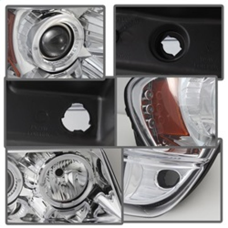 Spyder 5011152 fits Jeep 99-04 Grand Cherokee Projector Headlights LED Halo LED