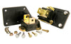 Prothane 7-520-BL fits Chevy LS1 Motor Mount Adapter Kit - Type B - Black