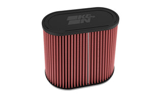 K&N Engineering RU-6104 K&N Universal Clamp-On Air Filter 3in Dual Flange 9in x 6in Base 7.5in x 3.688in Top 7.5in Height