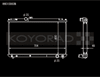 Koyo HH010860N fits Toyota Chaser 2.5L Inline 6 Turbo  Manual Trans Radiator