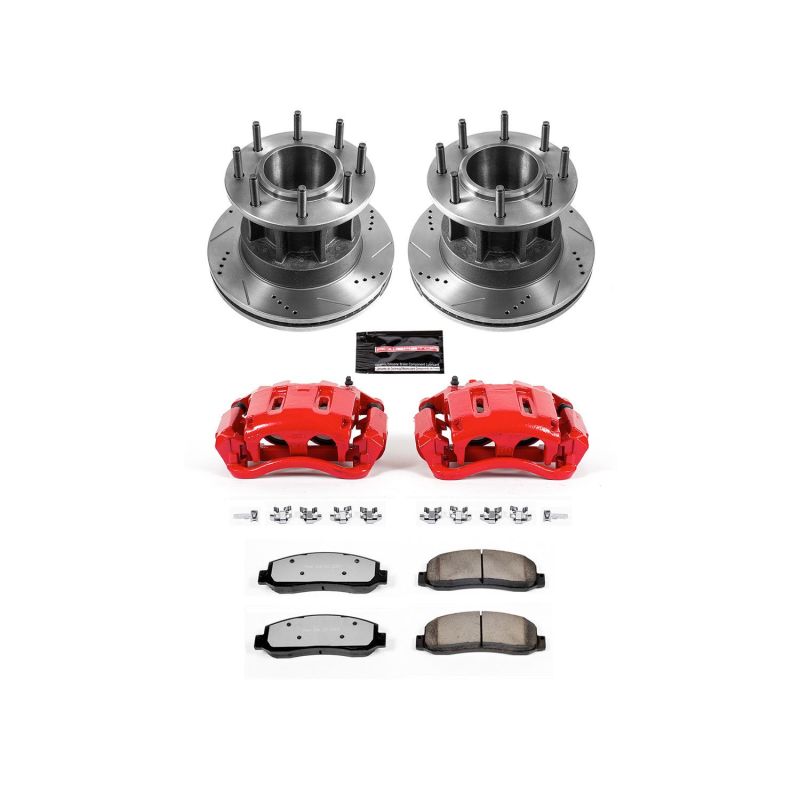 Power Stop KC4597 36 fits Ford F-350 Super Duty Front Z36 Truck & Tow Kit w/Cals
