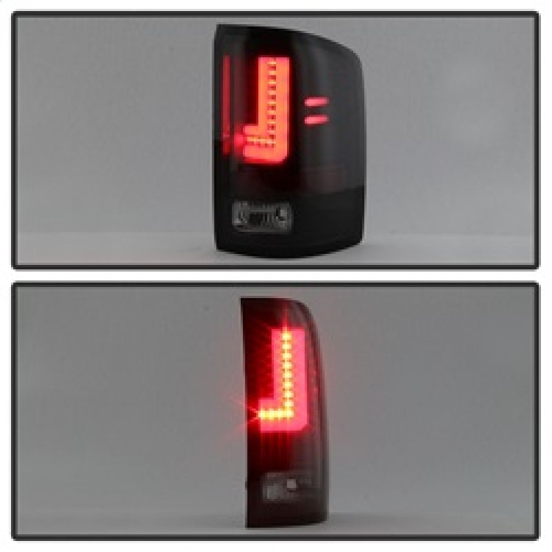 Spyder 5083784 fits GMC 16-20 Sierra 2017 Light Bar LED Tail Lights - Black Smo