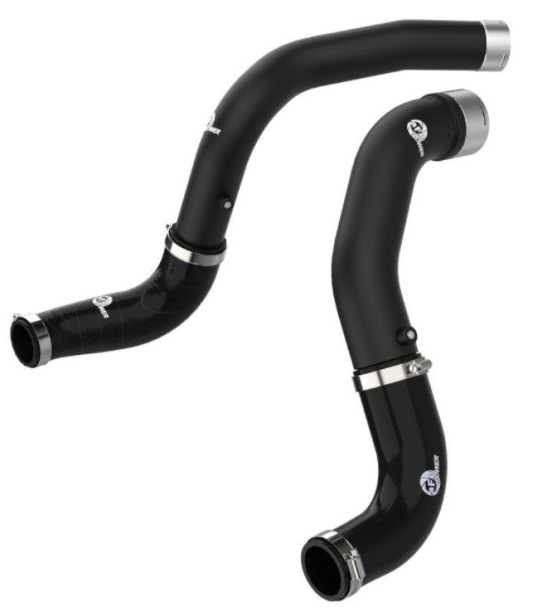 AFE 46-20434-B unner Black 3in Intercooler Hot & Cold Side Pipe Kit 20-21 fits