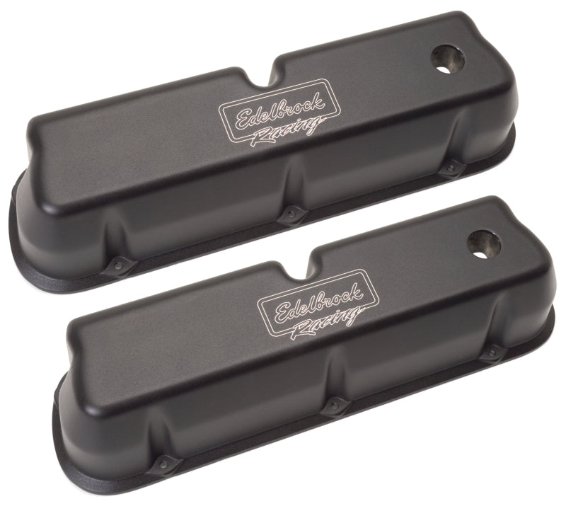 Edelbrock 41263 Valve Cover Victor Series fits Ford 289-302-351W CI V8 Tall Black