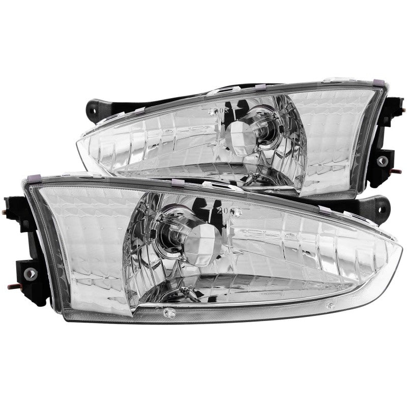 ANZO 121106 1902 fits Mitsubishi 97-20 Mirage Crystal Headlights Chrome