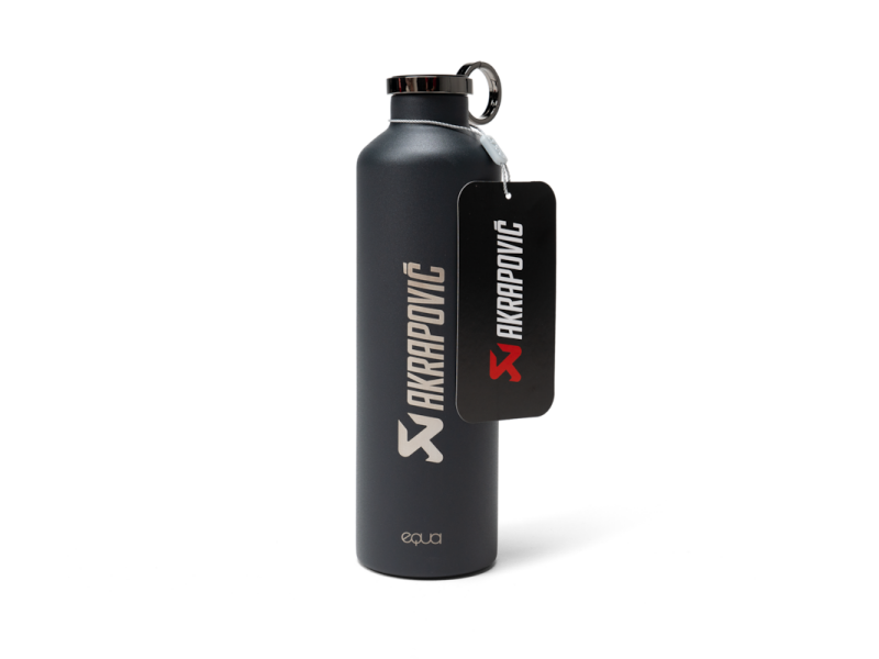 Akrapovic 802298 Stainless Steel Thermo Bottle x Equa - Dark Grey