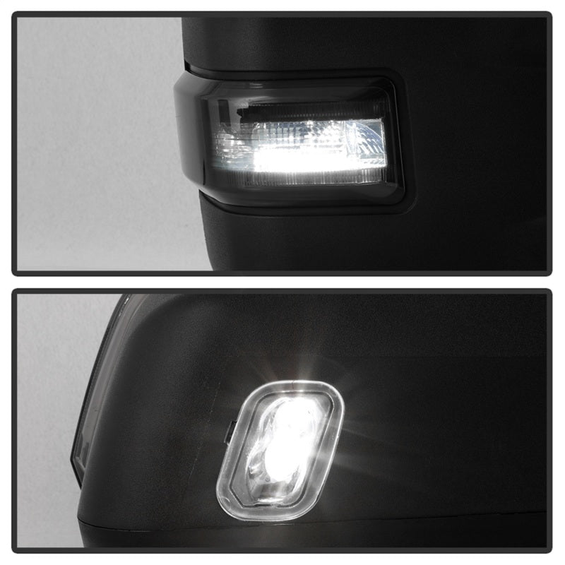 xTune 9943065 15-17 fits Ford F-150 Heated LED Telescoping Pwr Mirrors - Smk (P
