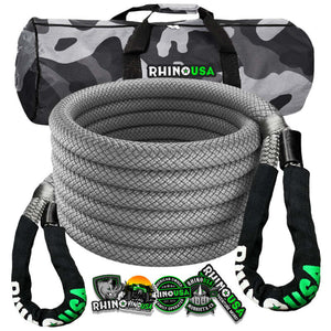 Rhino USA KROPE-58X20-GRY Kinetic Energy Recovery Rope (5/8In X 20Ft) Gray