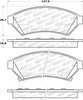 Stoptech 308.1075 Street Brake Pads