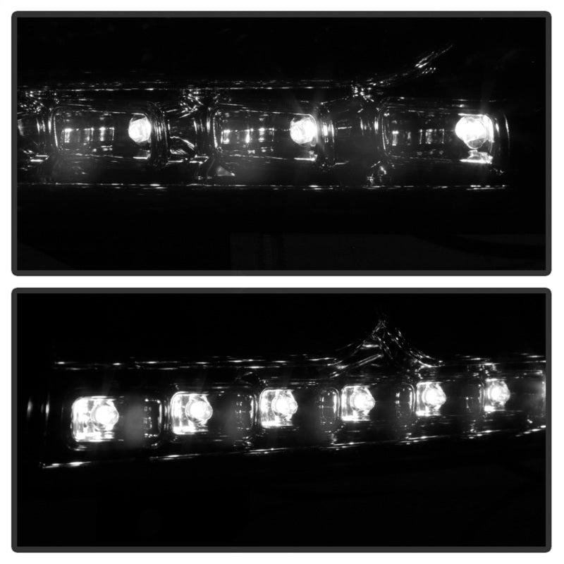 5017628 Xtune fits Dodge 06-10 Charger 1Pc LED Crystal Headlights Chrome HD-ON