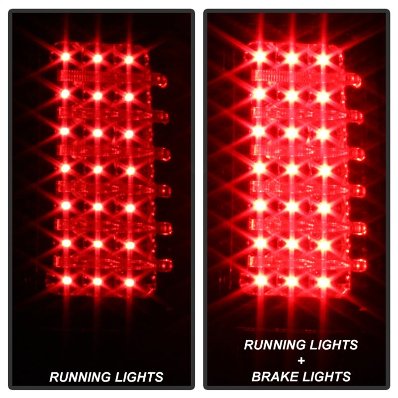5013064 Xtune fits Hummer 06-09 H3 ( Non H3T ) LED Tail Lights Smoke ALT-ON-HH