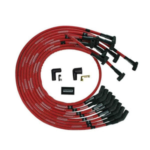 Moroso 52545 BBC Under Header 135 Deg Plug Boot HEI Sleeved Ultra Spark Plug Wir
