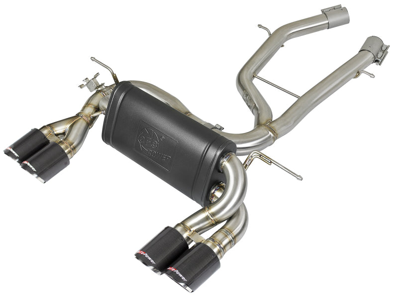 AFE 49-36338-1C orce-Xp 2-1/2in Stainless Steel Axle Back Exhaust w/CF 15-19 fi