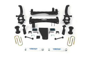 Fabtech K6008 14-17 fits Nissan Titan 4WD 6in Basic Sys w/Perf Shks