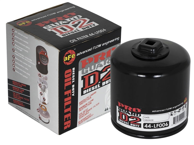 AFE 44-LF006-MB ARD D2 Oil Filter 74-08 fits Dodge Gas Truck V6 3.9L/V8 4.7L/5.