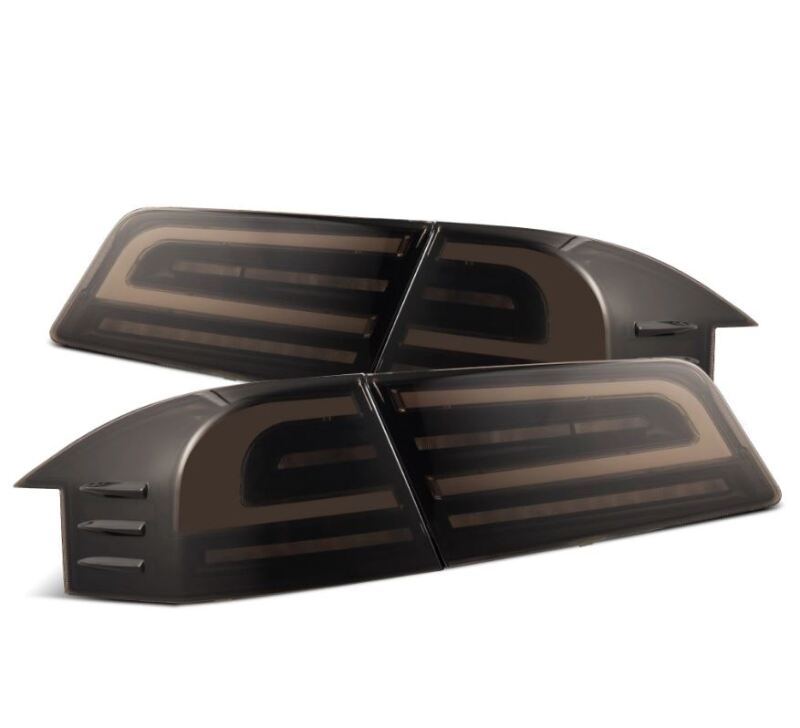 AlphaRex 601120 12-21 fits Tesla Model S LUXX-Series LED Tail Lights - Black