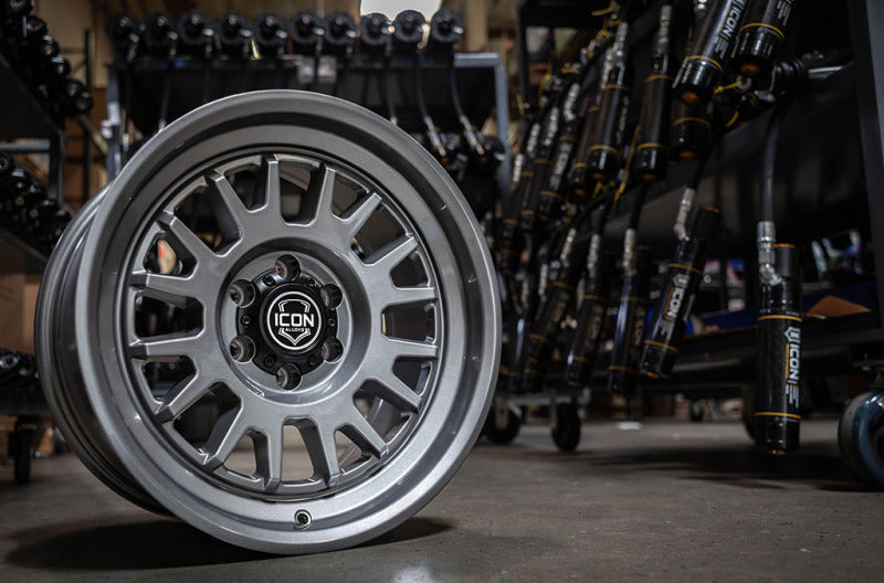 ICON 8217859057GM Anza 17x8.5 / 6x5.5 / 25mm Offset / 5.75in BS - Gun Metal Wheel
