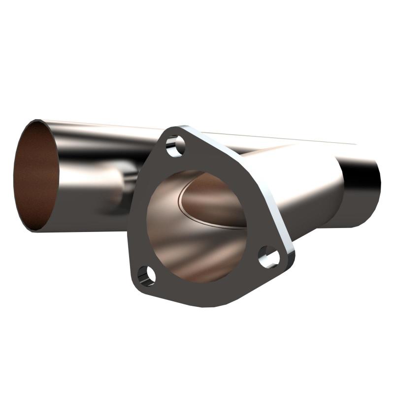 QTP 10250 2.5in Weld-On QTEC Exhaust Cutout Y-Pipe