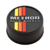 Method CP-YOR108P Classic YOR Stripes Push Through Cap Black