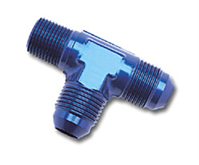 Russell 661120 Performance -6 AN to 1/4in NPT Flare to Pipe Tee On Run Fitting
