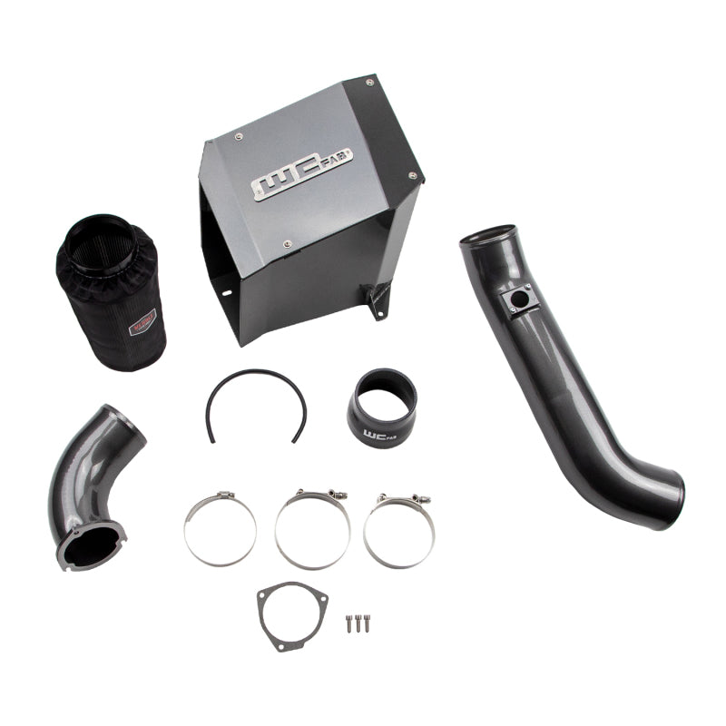 Wehrli WCF100300-GB Duramax LB7 4in Intake Kit with Air Box Stage 2 - Gloss Blac
