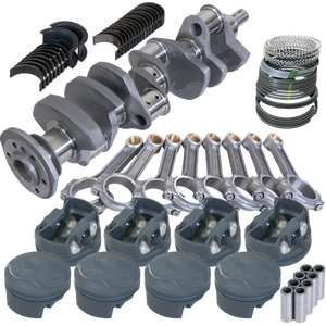 Eagle 62077060 fits Chevy 350 3.750in Crank 6.000in I-Beam Rods 11cc Dome 4.060in Pistons Rotating Assembly