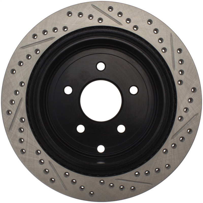 Stoptech 127.42078R Slotted & Drilled Sport Brake Rotor