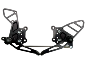 Vortex Racing 03-07 Suzuki SV1000 S,03-10 SV650 Adjustable Rearsets- Black