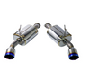 Remark RO-TTQ5-DM 14+ fits Infiniti Q50 Axleback Exhaust w/Mufflers - Burnt Double Wall Tip