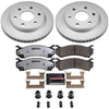 Power Stop 02-06 Cadillac Escalade Front Z36 Coated Truck & Tow Brake Kit