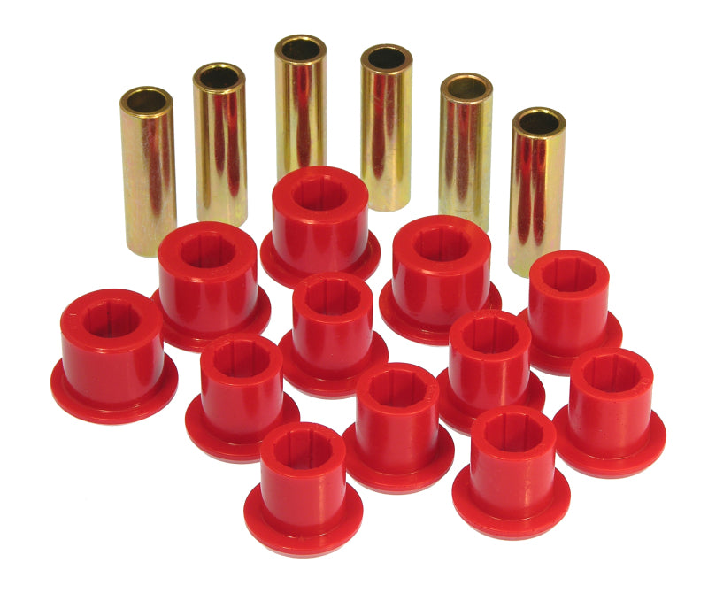Prothane 6-1027 fits Ford 98-08 Ranger Rear Leaf Spring Bushings - Red