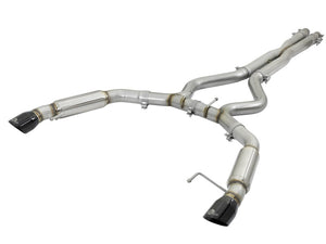 AFE 49-33088-B rce XP 3in 304 SS Sport Tone Cat-Back w/ Black Tips 15-17 fits F