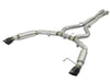 AFE 49-33088-B rce XP 3in 304 SS Sport Tone Cat-Back w/ Black Tips 15-17 fits F