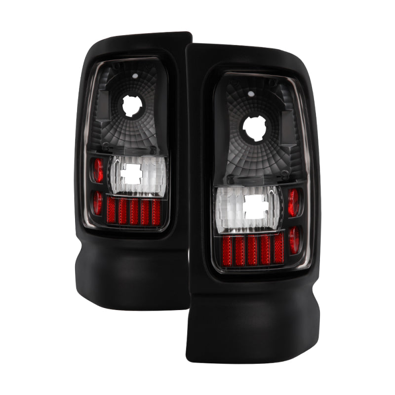 5012753 Xtune fits Dodge 94-01 Ram 1500/2500/3500 Euro Style Tail Lights Black