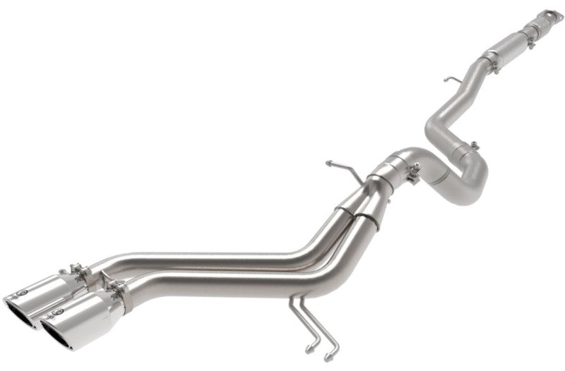 AFE 49-37018-P  2-1/2in to 3in SS-304 Cat-Back Exhaust w/ Polished Tips 13-17 f