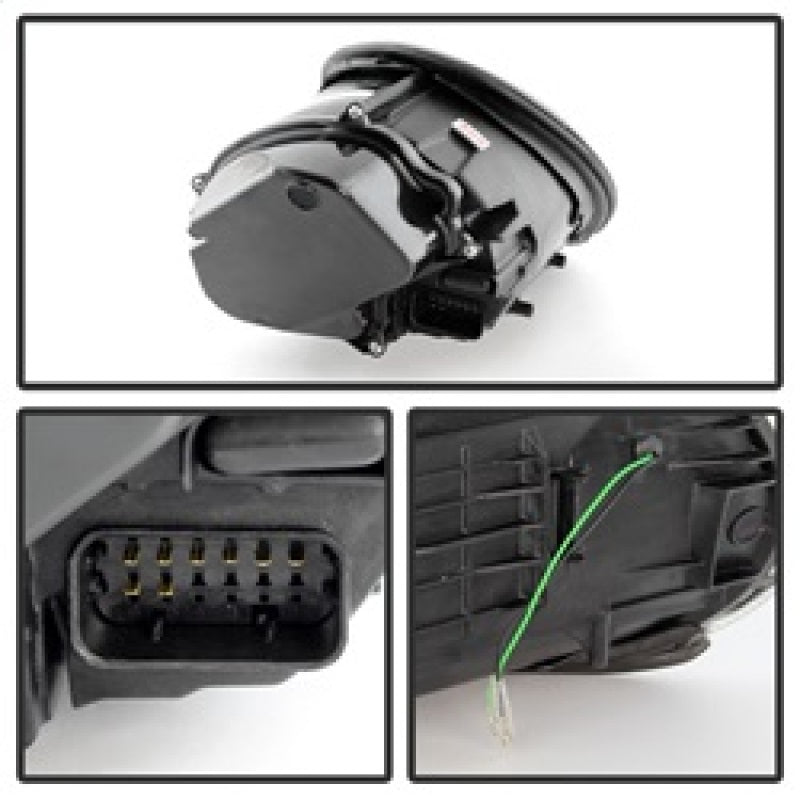 Spyder 5080103 fits Porsche 05-09 911 Projector Headlights Xenon/HID Model- DRL