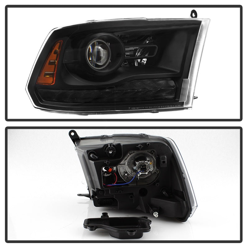 xTune 9040238 fits Dodge Ram 13-17 ( w/ Factory Projector LED) Projector Headli