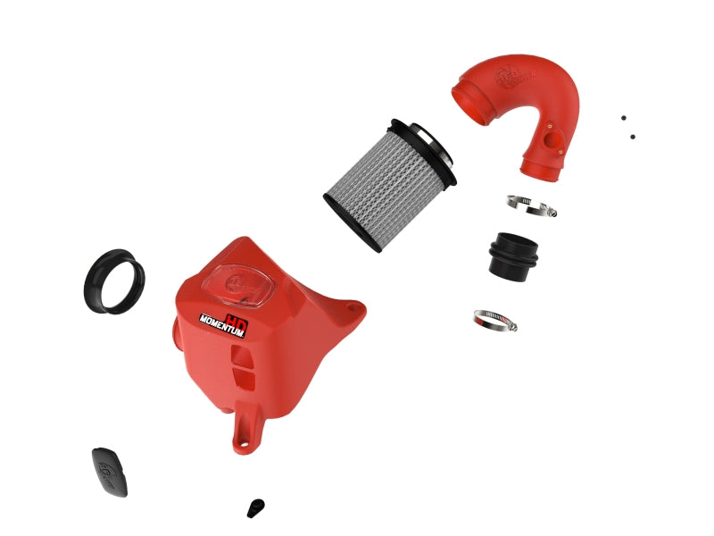 aFe 50-70063DR 15-25 fits Toyota Hilux L4-2.4/2.8L (td) Momentum HD Cold Air Intake System Red w/ Pro DRY S Filter