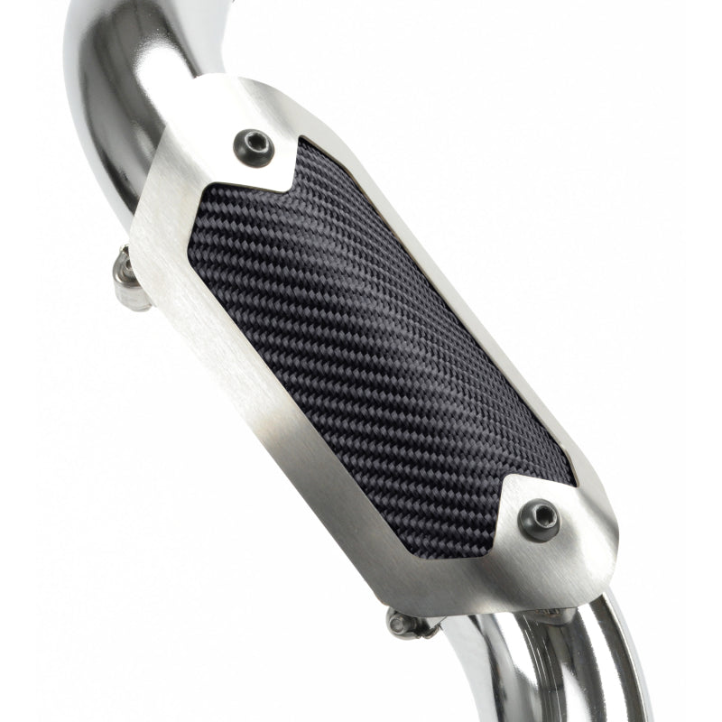 DEI  10900 Powersport Flexible Heat Shield - 3.5in x 6.5in - Brushed/Onyx